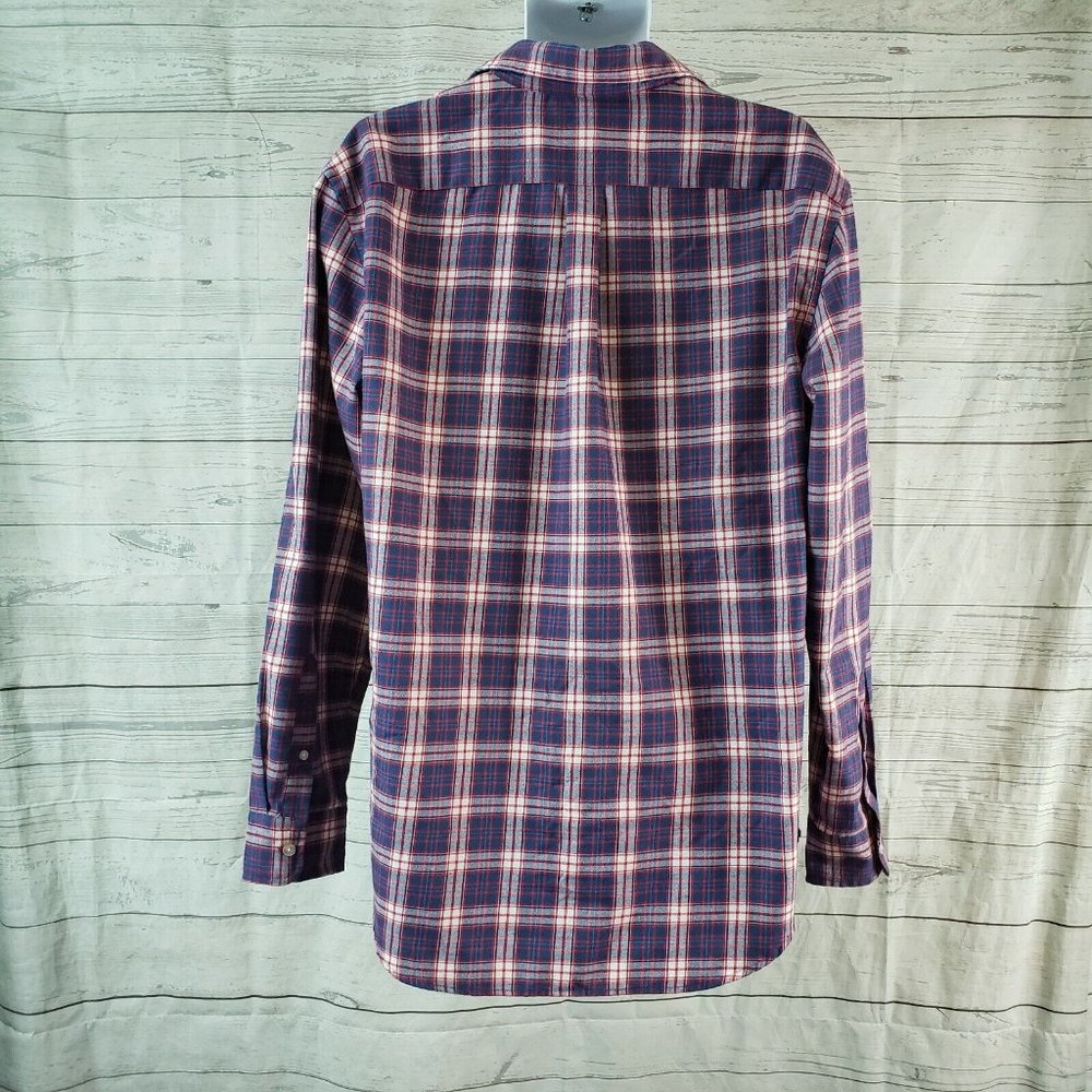 Vineyard Vines Mens Classic Fit Tucker Shirt Sz Large Red Blue Plaid - Picture 4 of 6
